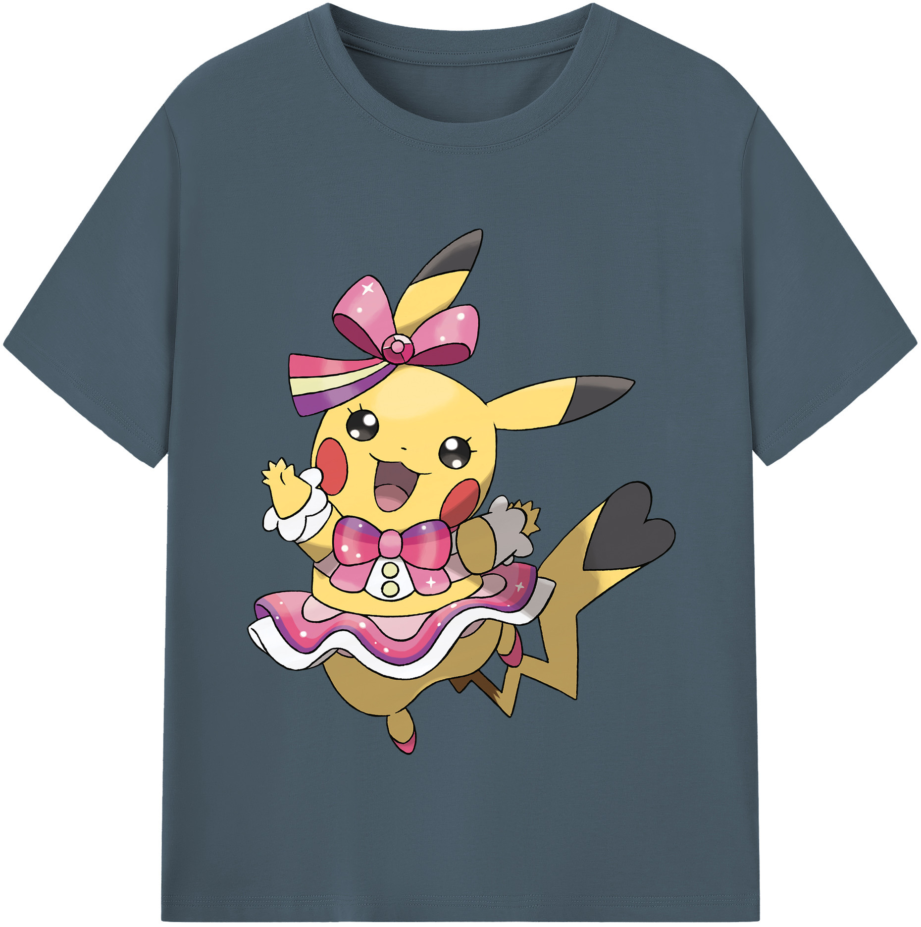 （画像用） ポケットモンスター Pokémon 綿100％半袖Tシャツ（フロントプリント）